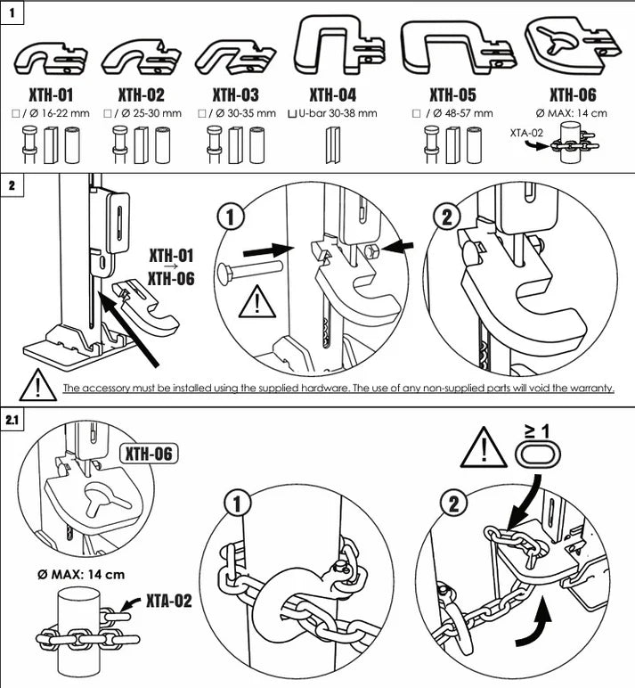 Hook XTH-04 (for U-bar)